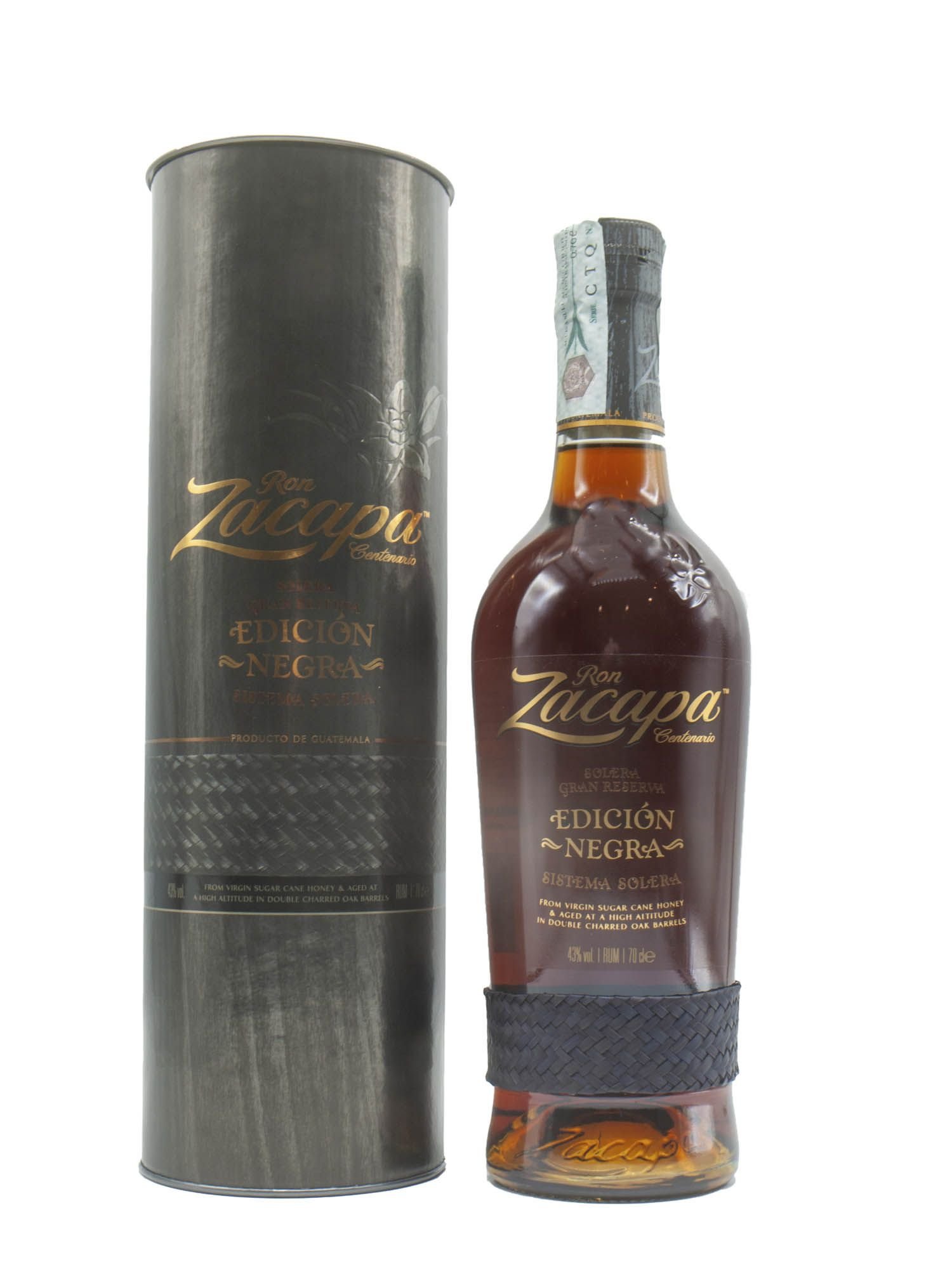 Rum di tradizione spagnola (RON)-ZACAPA - Edicion Negra - Scatola