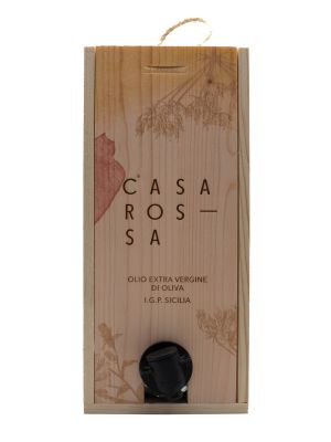 Olio Extra Vergine Casa Rossa Bag In Wood 3 Litri