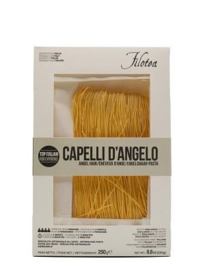 Pasta All'Uovo Filotea Maccheroncini 'Capelli D'Angelo' gr 250
