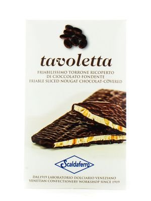 Scaldaferro Tavoletta Mandorlato Ricoperto Di Cioccolato gr 130