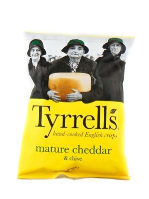Tyrrell's Patatine Mature Cheddar E Chive Gr 40