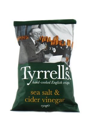 Tyrrell's Patatine Sea Salt & Cider Vinegard Gr 150