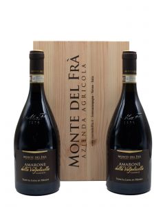 Cassa Legno 2 Bottiglie Amarone Della Valpolicella Monte Del Fra' 2018