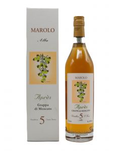 Grappa Marolo Moscato 'Apres' 5 Anni