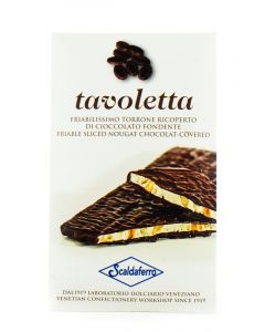 Scaldaferro Tavoletta Mandorlato Ricoperto Di Cioccolato gr 130