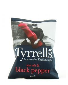 Tyrrell's Patatine Sea Salt & Black Pepper  Gr 40