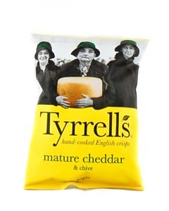 Tyrrell's Patatine Mature Cheddar E Chive Gr 40